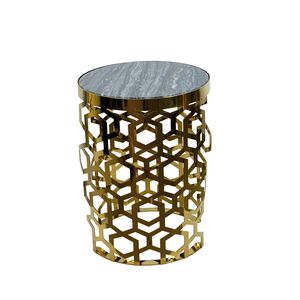 Mesa Central Dourado  45x45x60