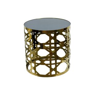 Mesa Central Dourado  50x50cm