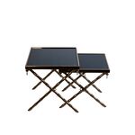 Mesa Central Dourado  50x50x50cm