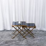 Mesa Central Dourado  50x50x50cm