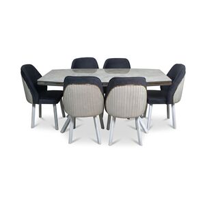 Mesa com 6 cadeiras LUX