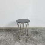 Mesa de canto para sala e escritórios em prata