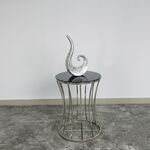 Mesa de canto para sala e escritórios em prata