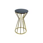 Mesa De Centro Dourada 60x65cm