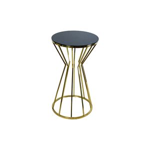 Mesa De Centro Dourada 60x65cm