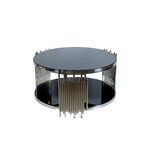 Mesa De Centro Prata 100x43cm