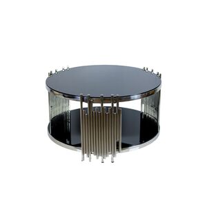 Mesa De Centro Prata 100x43cm