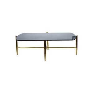 Mesa Dourado Com Tampo Castanho