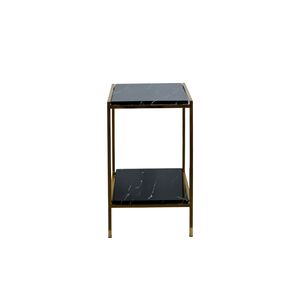 Mesa Lateral Dourada 35x35x91cm