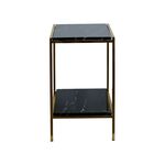 Mesa Lateral Dourada 35x35x95cm