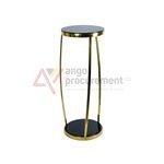 Mesa Lateral Moderno Luxo Aço Inoxidável