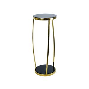 Mesa Lateral Moderno Luxo Aço Inoxidável