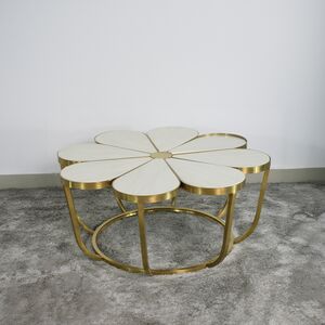 Mesa Lateral Moderno Luxo Aço Inoxidável
