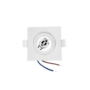 Mini Downligh embutida Quad,GU10-Φ75MM-Branco-Ajustável-RIKO-S