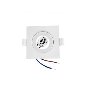 Mini Downligh embutida Quad,GU10-Φ75MM-Branco-Ajustável-RIKO-SR
