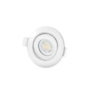 Mini Downlight LED 7W 3EM1 Branco Ajustável Redondo-NIKO