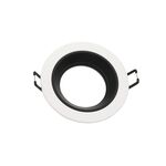MINI DOWNLIGHT REDONDO BR+PT OLA-D01
