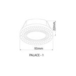 MINI DOWNLIGHT REDONDO CHROME PALACE1