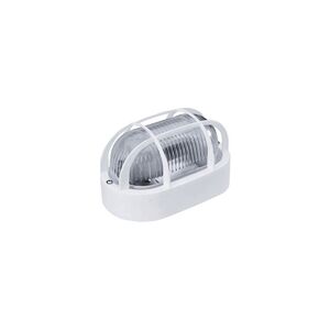 OLHO BOI PLASTICO OVAL E27 IP54 BRANCO
