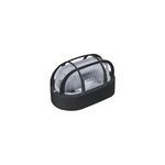 OLHO BOI PLASTICO OVAL E27 IP54 PRETO