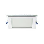 PAINEL LED  QUAD.DE VIDRO EMB.16W SMD 3000K LENA-SG