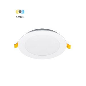 PAINEL LED REDONDO EMBUTIR 18W-3EM1-HELEN