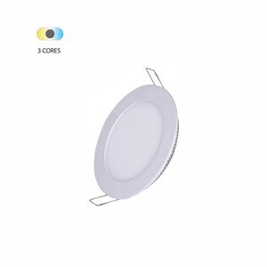 PAINEL LED REDONDO EMBUTIR 18W-3EM1-LINA-R