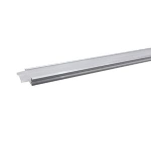 Perfil Alumínio Embutir Com Dıfusor Prata 20×10 3 Metros Para Fita Led