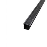 Perfil Alumínio Embutir Com Dıfusor Preto Tampa 20×20 3 Metros Para Fita Led