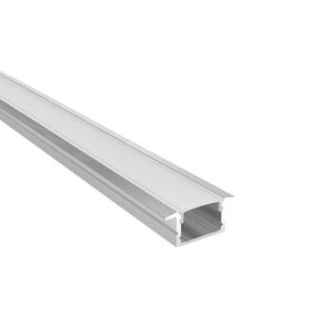 Perfil Alumínio Embutir Prata 60X35mm 3 Metros Para Fita Led