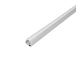 Perfil Para Canto De Sobrepor Prata Com Dıfusor Prata 18×18 3 Metros Para Fita Led