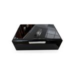 Pierre Cardin Caixa Charutos madeira cedro preta 50 un 39x25x13cm CBW-001
