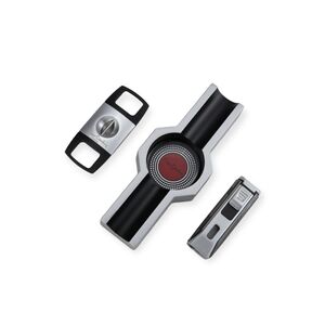 Pierre Cardin Conjunto Cinzeiro Charutos, Cortador em V e Isqueiro PCX-025