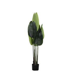 Planta em Vaso de Seda PE+ferro+cimento 120cm-Avida
