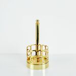 Porta Papel Toalha Para Cozinha Inox Dourado