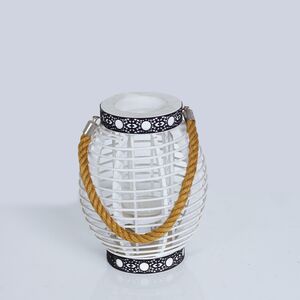 Porta Vela Branco De Madeira 12×26