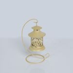 Porta Vela Branco De Metal