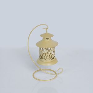 Porta Vela Branco De Metal