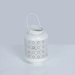 Porta Vela Metal 10x25cm
