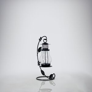 Porta Vela Preto De Metal