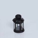 Porta Vela Preto De Metal 25×9
