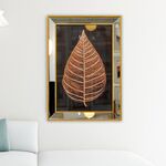 Quadro Decorativo Folha Vermelha – 50x70cm