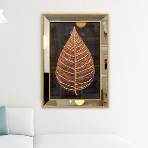 Quadro Decorativo Folha Vermelha – 50x70cm
