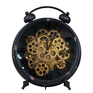 Relógio De Mesa  Preto Clock