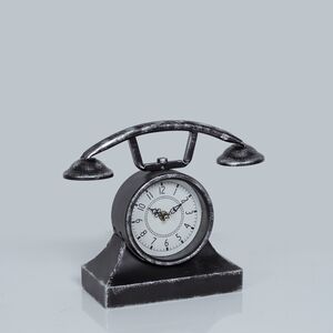 Relógio De Mesa Retrô Telefone
