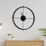 Relógio De Parede Escandinavo Preto60