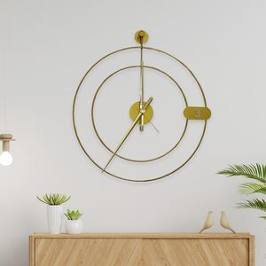 Relógio De Parede Sirius Dourado
