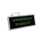 SINALETICA P/ SAIDA EMERG. SAIDA APENAS