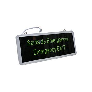 SINALETICA P/ SAIDA EMERG. SAIDA APENAS