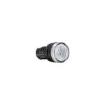 Sinalizador Luminoso 22MM Branco 24V